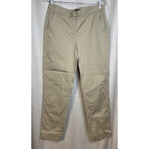 Massimo Dutti Pants Women’sUS Size 6 Khaki/Tan Chino Career